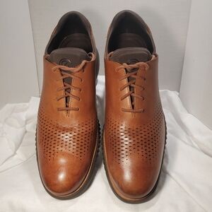 Cole Haan 2 Zerogrand Leather Men's Lazer Wingtip Oxford 12 M Old Money Luxury